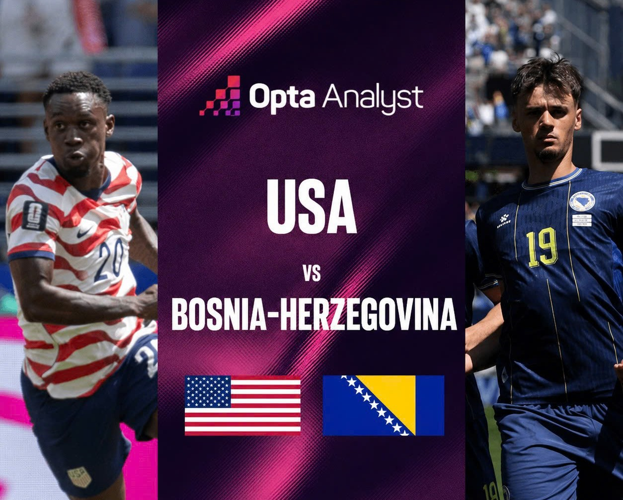 Nhận định Mỹ và Bosnia - Herzegovina: Hỏa lực Mỹ đối đầu “khối bê tông”